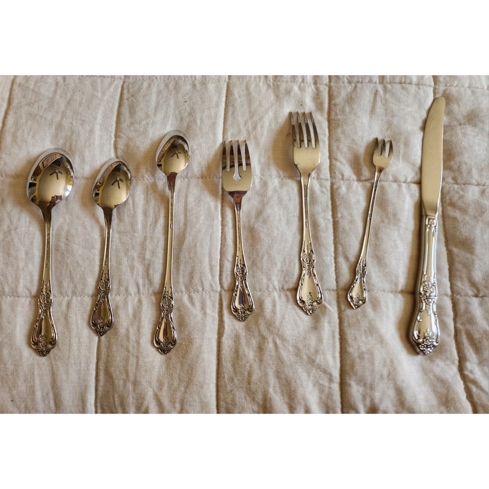 Kennett Square 7 Piece Set Distinction Deluxe Stainless Steel by Oneida HH - Picture 7 of 9